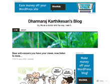 Tablet Screenshot of dharmarajkarthikesan.com